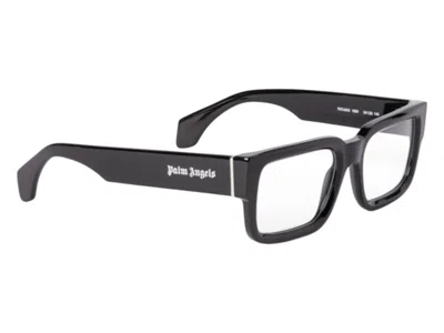 Pre-owned Palm Angels Style 3 Eyeglasses In Black Clear Lens (perj003f24pla0011000)