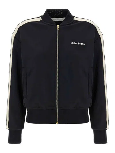 Palm Angels Classic Logo Track Bomber Sweatshirt