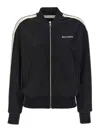 Palm Angels Track Sweatshirt With Contrast Bands In White