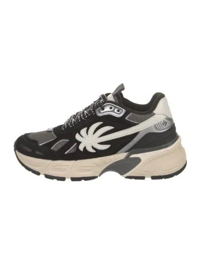 Pre-owned Palm Angels Suede Printed Chunky Sneakers W/ Tags In Multi