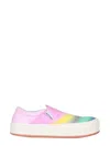 Palm Angels Suede Slip-on Sneakers With 4 Cm Rubber Sole In Multi