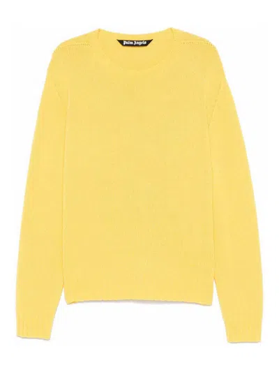 Palm Angels Sweater In Yellow