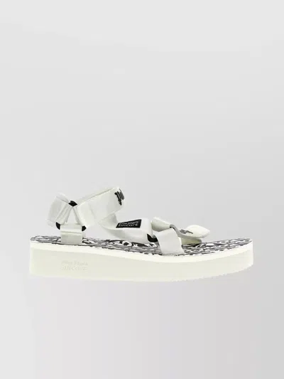 PALM ANGELS SUICOKE X PALM ANGELS FLAT SOLE SANDALS