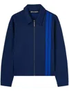 Palm Angels Long Sleeve Casual Jacket In Blau