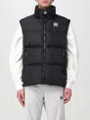 Palm Angels Ski Quilted Nylon Down Vest In Black