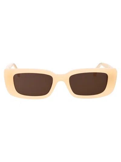 Palm Angels Sunglasses In 1764 Sand