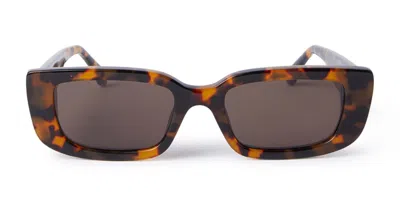 Palm Angels Sunglasses In Brown