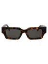Palm Angels Sunglasses In Havana Green