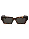 Palm Angels Sunglasses In Havana Green