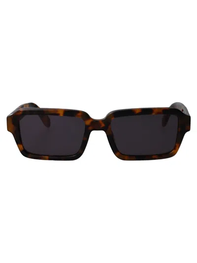 Palm Angels Shiny Havana Acetate Sunglasses