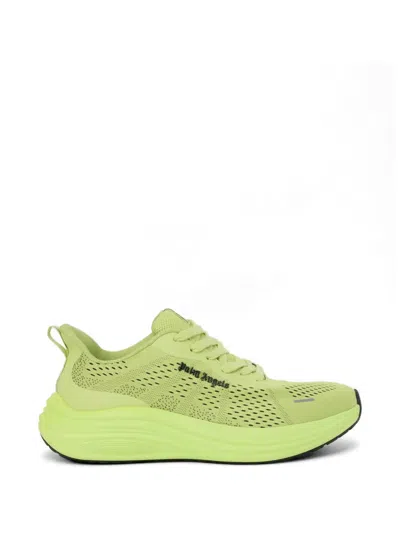 Palm Angels Sunset Panelled Low-top Sneakers In Green