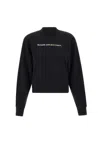Palm Angels Sunsets-embroidered Merino-blend Jumper In Black Whit