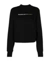 Palm Angels Sunsets Sweater Long Sleeves In Black