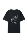 Palm Angels Surf Boy Regular T-shirt In Black