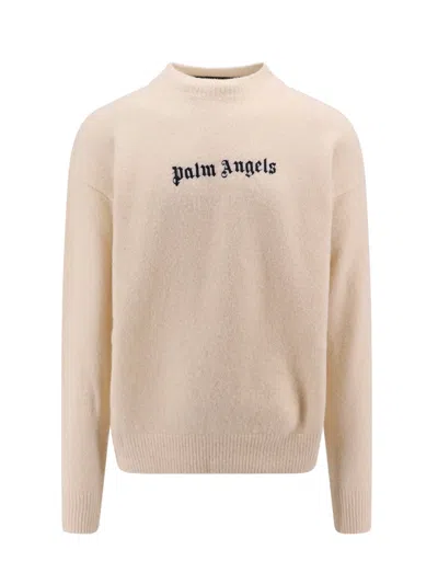 Palm Angels Sweater In Beige