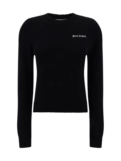Palm Angels Sweater In Nero
