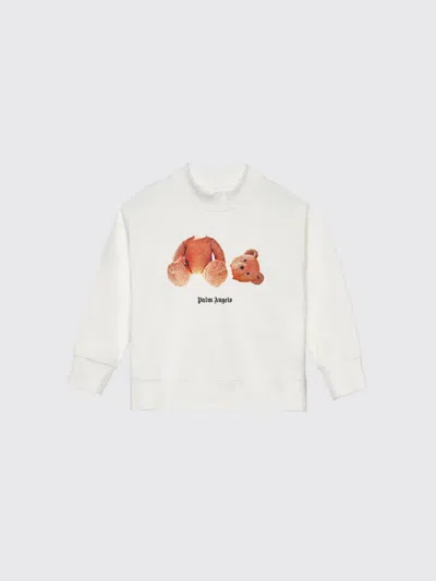 Palm Angels Sweater  Kids Color Beige In White