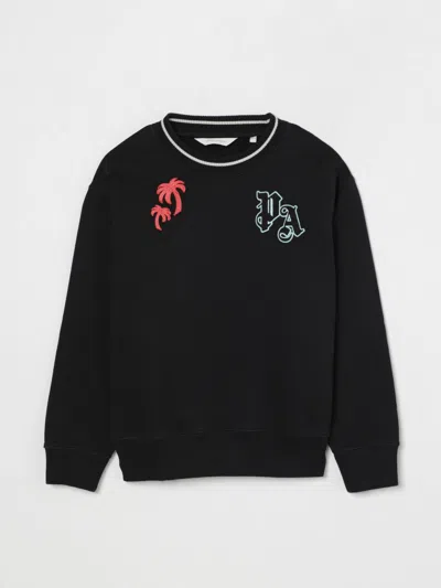 PALM ANGELS SWEATER PALM ANGELS KIDS COLOR BLACK,G82301002