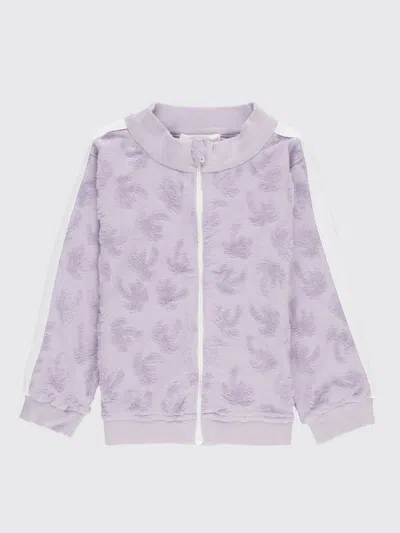 Palm Angels Babies' Cotton Sweatshirt In Violet