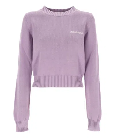 Palm Angels Sweater In Violet