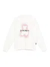 Palm Angels Spray Bear Sweatshirt In White