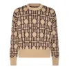 PALM ANGELS PALM ANGELS SWEATERS BEIGE