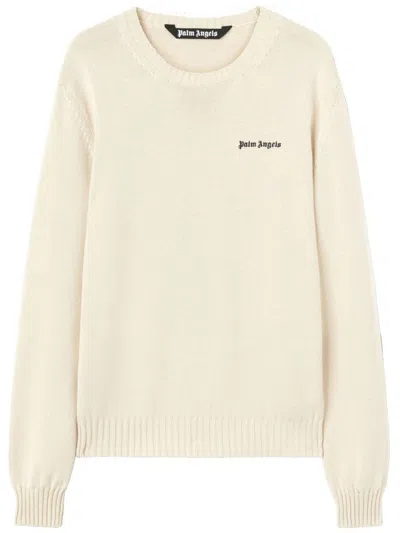Palm Angels Sweaters In Beige