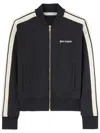 Palm Angels Classic Logo-print Track Bomber Jacket In Black