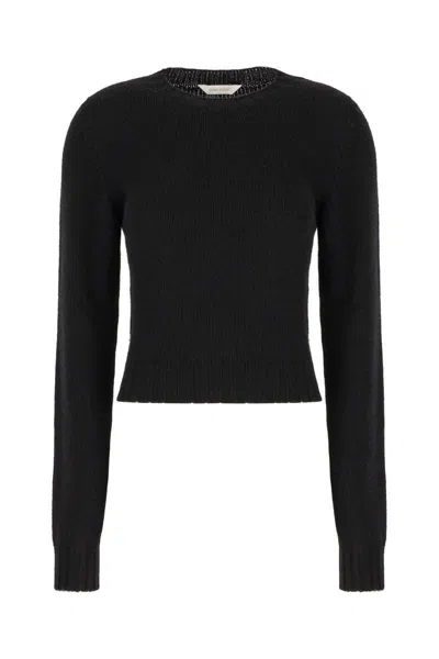 Palm Angels Sweaters In Black Lime