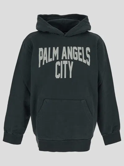 Palm Angels Sweaters In Darkgrey
