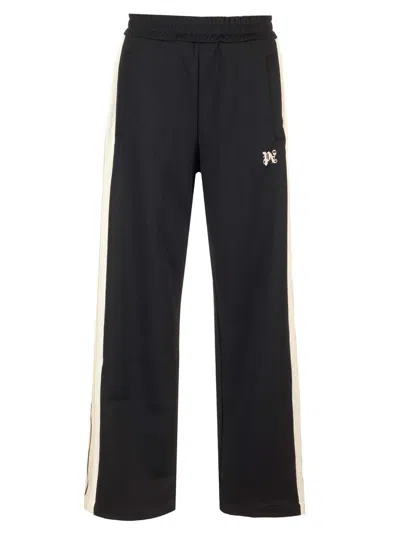 Palm Angels Track Belt Pants In Black