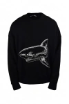 Palm Angels Broken Shark Print Sweatshirt