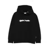 Palm Angels Blurred Logo Reg.hoodie In Black