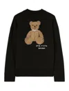 Palm Angels Bear In Mind Sweatshirt In Black