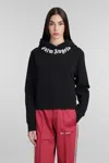 PALM ANGELS SWEATSHIRT IN BLACK COTTON