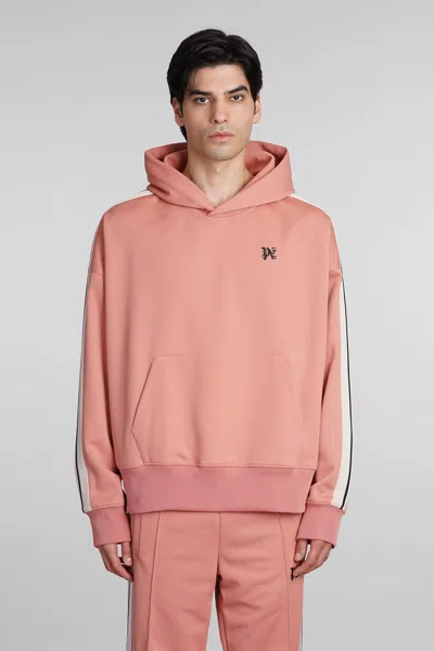 PALM ANGELS SWEATSHIRT IN ROSE-PINK POLYESTER