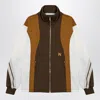 Palm Angels Colorblocked Logo Track Jacket In Multicolor