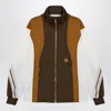 Palm Angels Colorblocked Logo Track Jacket In Multicolor