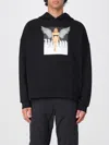Palm Angels Crystal Pin-up Graphic Hoodie