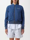 Palm Angels Jacket  Woman Color Blue In 蓝色