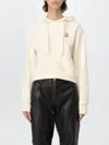 Palm Angels White Bear In Mind Hoodie In Weiss