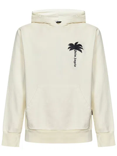 Palm Angels Sweatshirt In White