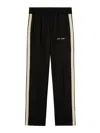 Palm Angels Logo-printed Elasticated Waist Track Pants In White