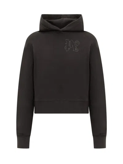 Palm Angels Sweatshirt With Logo In Black