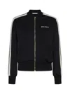 Palm Angels Track Sweatshirt Polyester Noir In Black
