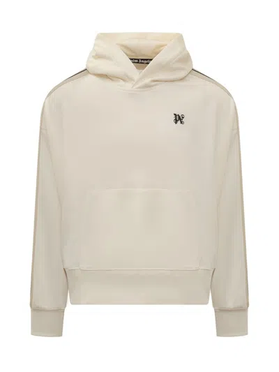 Palm Angels Sweatshirt With Monogram Pa In White