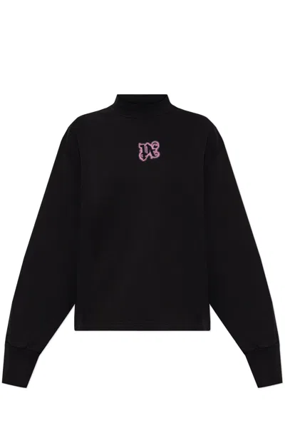 PALM ANGELS PALM ANGELS SWEATSHIRT WITH PRINTED LOGO