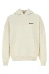 Palm Angels Cotton Hooded Sweater In 0310