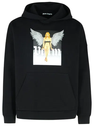 Palm Angels Sweatshirts In Black