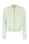 Palm Angels Classic Track Sweatshirt Green In Green